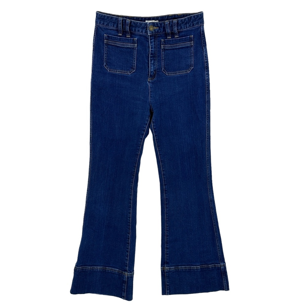 FAHERTY Jeans Ranger High Rise Flared Indigo Denim